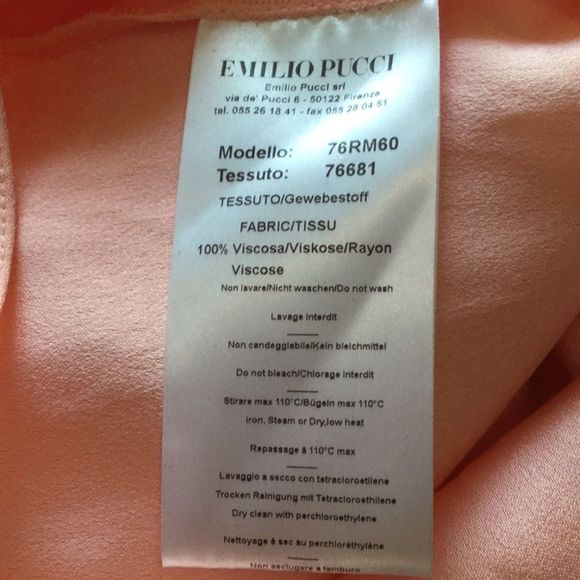 Emilio Pucci Long Sleeve Blouses - Picture 7 of 8